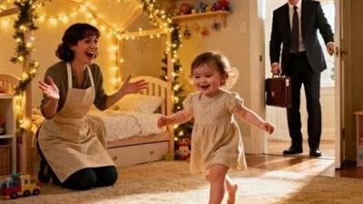 لم تنطق ولم تمشِ منذ 18 شهرًا… حتى سمع الأب صوتًا مستحيلًا في الطابق العلوي