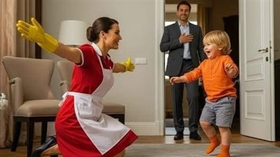 الملياردير وضع كاميرات لمراقبة المربّية لكن ما رآه مع ابنه صدمه صدمة العمر