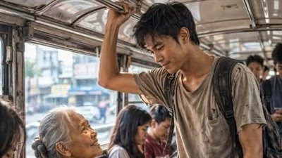 أعطى مقعده لامرأة مسنّة… وفي اليوم التالي تغيّرت حياته بالكامل!