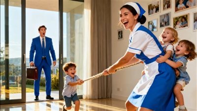 عاد إلى البيت غاضبًا… فسمع ضحكة لم يسمعها منذ وفاة زوجته
