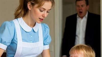 كان ابن المليونير يصرخ كل ليلة… لكن ما اكتشفته المربية داخل الوسادة صدم الجميع!
