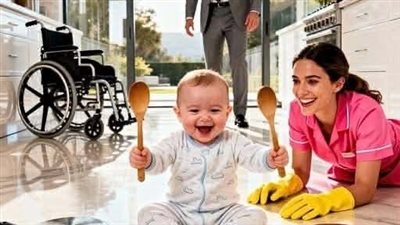 رجل أعمال راقب ابنه بكاميرات سرّية… لكن ما كشفته عاملة التنظيف غيّر حياته للأبد