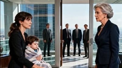 وضعتُ حفيدها المشتعل بالحمّى على مكتبها… وفي لحظة واحدة تغيّر كل شيء!