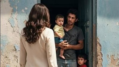 ذهبت المليونيرة إلى منزل موظفها لتفصله بسبب غياباته
