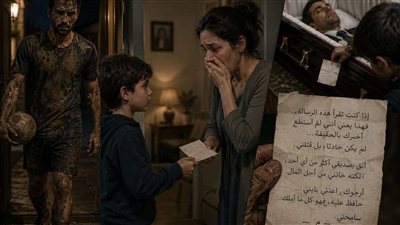 الرسالة التي سرقها الطفل من نعش والده كشفت السر الذي أخفاه زوجي لسنوات